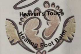 Heaven's Touch Healing Foot balm is a antifungal, antimicrobial, antibacterial foot moisturizing Touch of heaven! Perfect from your tippy toe to your ankle! Ingredients: 100% Organic Shea Butter, Grapeseed oil, Bee's Wax, Thyme oil, Cinnamon oil, Oregano oil, Clove oil, Peppermint oil, Geranium oil, Eucalyptus oil, Tea Tree oil